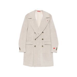 Isaia Neutrals Coats - Double Breasted Coats Men